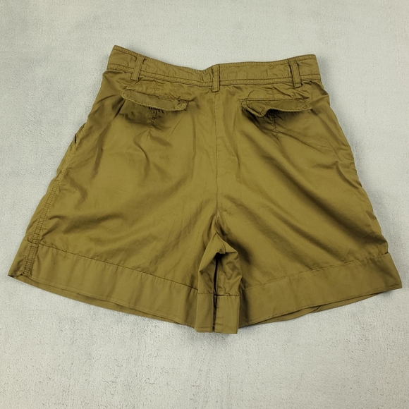 Gaetano Navarra Shorts Womens 40 Pleated Cotton Preppy Designer Italy Made - Picture 2 of 10